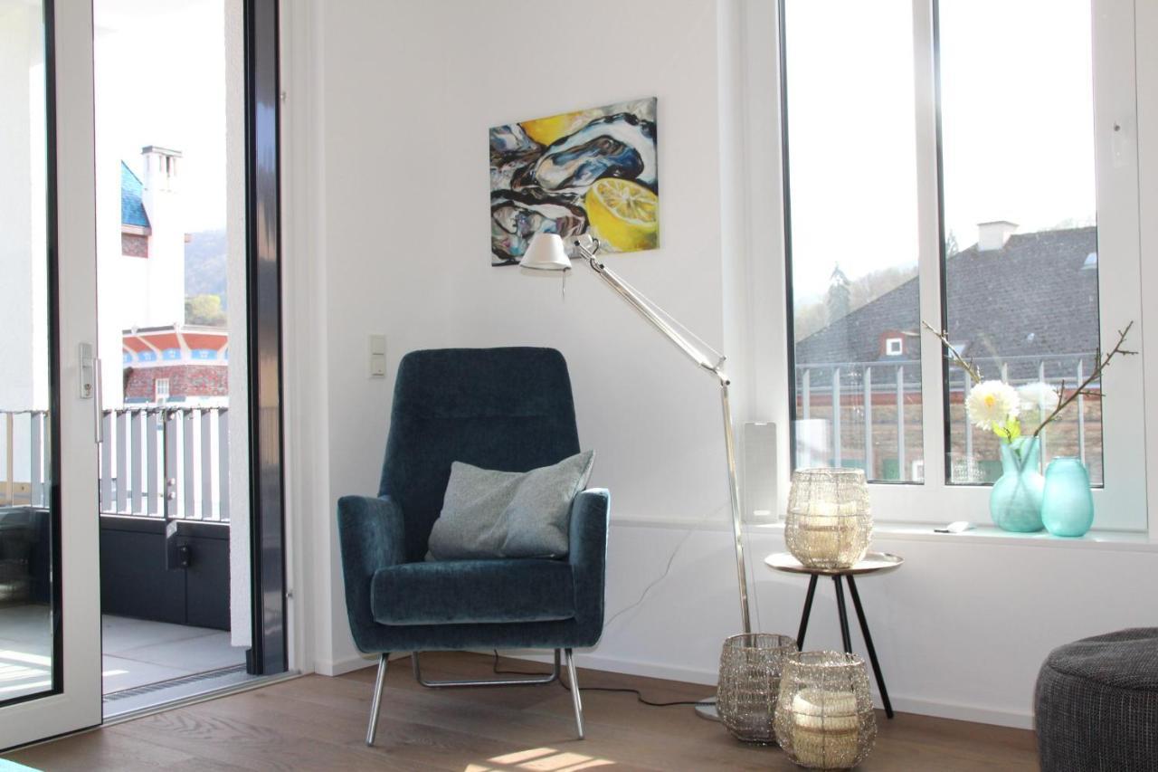 Mosel-Loggia - Luxusapartment -Terrass - Klimaanlage Traben-Trarbach Esterno foto